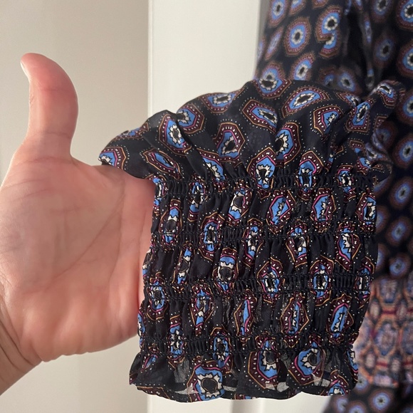 Ramy Brook V-Neck Long-Sleeve Mini Dress. NWT. Perfect for Fall! - Picture 7 of 10